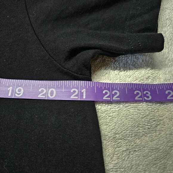 Animal Rescue Wildlife Works Black & Purple Calico Print in Cat Tee Shirt Dress - Picture 6 of 8